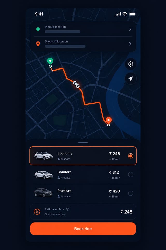 Android and iOS apps screen