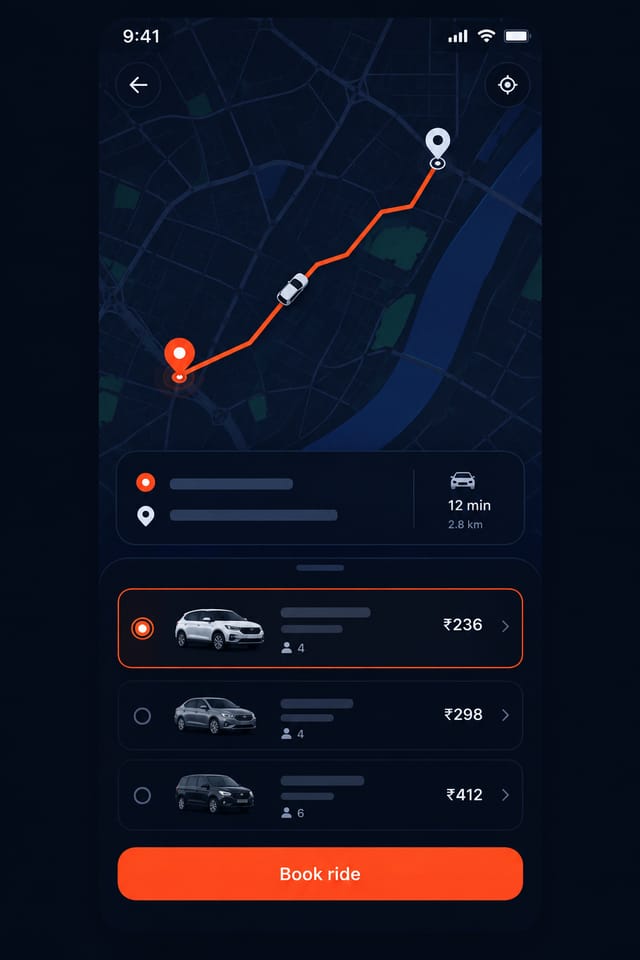 App screen